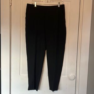 Black ankle trousers